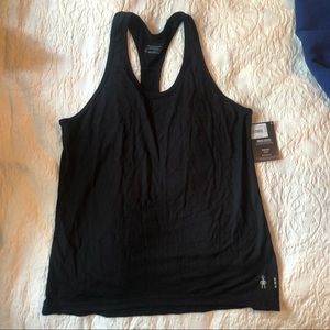 Smart wool NWT Black tank size Medium